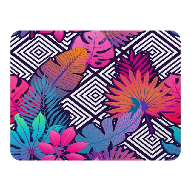 Benjamin Tate Design Tropical Geometric Blanket in Natural - Size: 120 cm x 150 cm - image 1