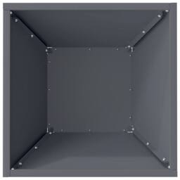 Berkfield Home Modern Garden Bowl Planter Anthracite 35x35x15 cm Steel in Dark Grey - Size: 35 x 35 x 15 cm - thumbnail 8