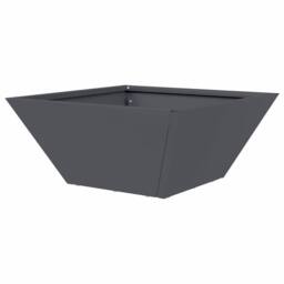 Berkfield Home Modern Garden Bowl Planter Anthracite 35x35x15 cm Steel in Dark Grey - Size: 35 x 35 x 15 cm - thumbnail 7