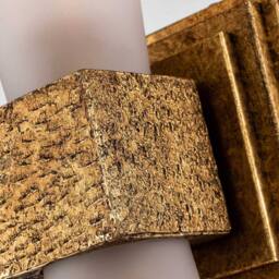 Netlighting Kristy Up & Down Wall Lamp Distressed Gold 3000K IP44 2x G9 - thumbnail 3