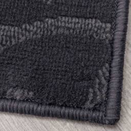 runrug Hallway Carpet Runner Rug - Soft & Comfy, 9mm - 'Vines' in Grey - Size: 60 cm x 150 cm - thumbnail 2