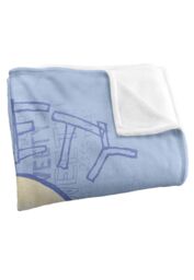 Warner Brothers Looney Tunes Officially Licensed Silky Touch Super Soft Throw Blanket 152 x 127 cm in White - thumbnail 3