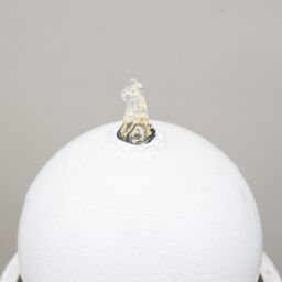 Primrose Lodore Sphere Garden Water Feature with LED Lights 78cm in White - thumbnail 6