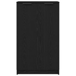 Berkfield Home Shoe Cabinet in Black Oak - 59 x 35 x 100 cm - Made from Engineered Wood - thumbnail 6