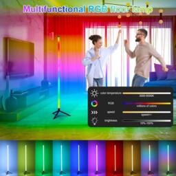 Havendro RGB LED Floor Lamp Corner Standing Mood Light Remote in White - thumbnail 2