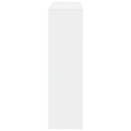 Berkfield Home Book Cabinet/Room Divider White 100x33x115 cm - Size: 100 x 33 x 115 cm - thumbnail 5