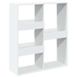 Berkfield Home Book Cabinet/Room Divider White 100x33x115 cm - Size: 100 x 33 x 115 cm - thumbnail 2