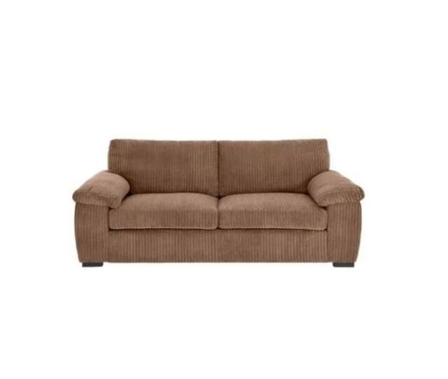 Furniture 786 Amalfi Jumbo Cord 3 Seater Sofa in Camel - image 1