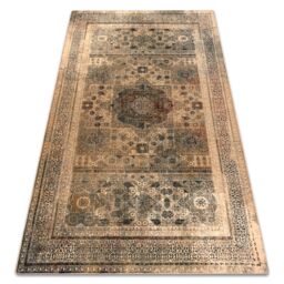 RugsX Wool Superior Rug in Yellow - Size: 135 cm x 200 cm