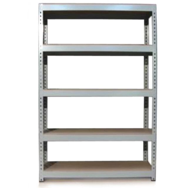 Monstershop Q-Rax Grey Metal Shelving Units - 120cm x 180cm x 50cm - Size: 120 cm x 180 cm x 50 cm - image 1