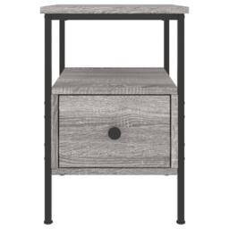 Berkfield Home Durable Bedside Cabinets 2 pcs Grey Sonoma 34x36x50 cm Engineered Wood - Size: 34 x 36 x 50 cm - thumbnail 7