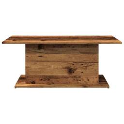 Berkfield Home Durable Coffee Table Old Wood 102x55.5x40 cm Engineered Wood in Brown - thumbnail 4
