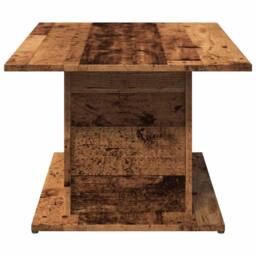 Berkfield Home Durable Coffee Table Old Wood 102x55.5x40 cm Engineered Wood in Brown - thumbnail 5