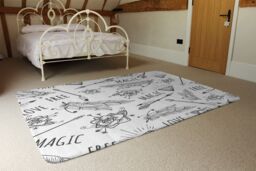 Benjamin Tate Design Tribal Feathers Arrows & Diamonds Rug in Natural - Size: Large - thumbnail 3