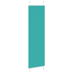 Berkfield Home Pleated Blind Petrol Green 55x200 cm Fabric Width 54.4 cm Polyester - thumbnail 4