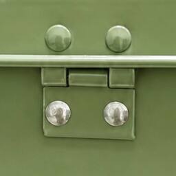Toque Seed Box, 4-Compartment Storage Box, Metal Seed Organiser, Dark Green - thumbnail 7