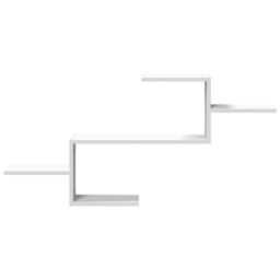 Berkfield Home Wall Shelf White 104x15x49 cm Engineered Wood - Size: 104 x 15 x 49 cm - thumbnail 4