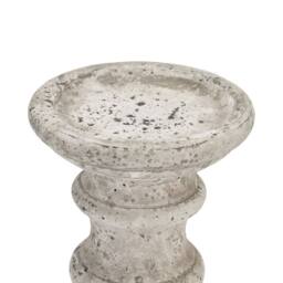 Love Lace Stone Ceramic Column Candle Holder - thumbnail 2