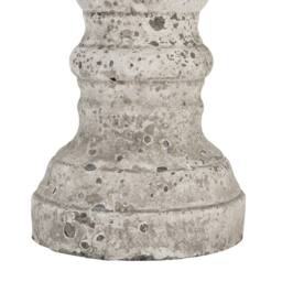 Love Lace Stone Ceramic Column Candle Holder - thumbnail 3