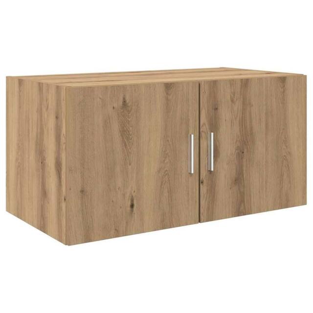Berkfield Home Wall Cabinet Artisan oak 80 x 42.5 x 40 cm Engineered wood in Tan - image 1