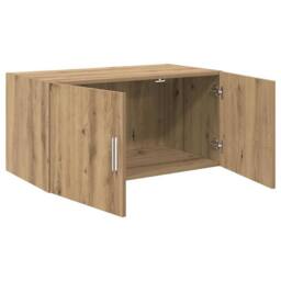 Berkfield Home Wall Cabinet Artisan oak 80 x 42.5 x 40 cm Engineered wood in Tan - thumbnail 5