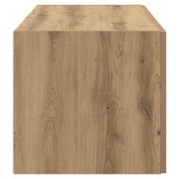 Berkfield Home Wall Cabinet Artisan oak 80 x 42.5 x 40 cm Engineered wood in Tan - thumbnail 7