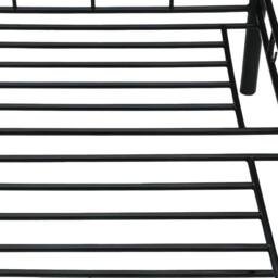 Berkfield Home Bed Frame Black Metal 90x200 cm - thumbnail 6