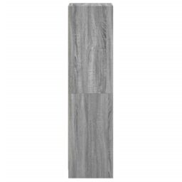 Berkfield Home Highboard with Glass Doors Grey Sonoma 35x37x142 cm - Size: 35 x 37 x 142 cm - thumbnail 7