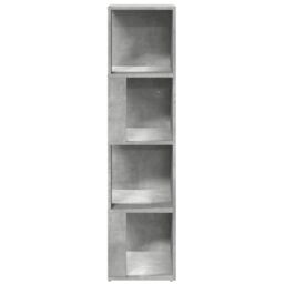 Berkfield Home Corner Cabinet Concrete Grey 33x33x132 cm Engineered Wood - Size: 33 x 33 x 132 cm - thumbnail 5