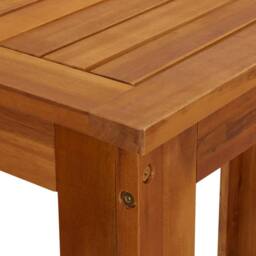 Berkfield Home 9 Piece Garden Bar Set Solid Wood Acacia in Brown - thumbnail 4