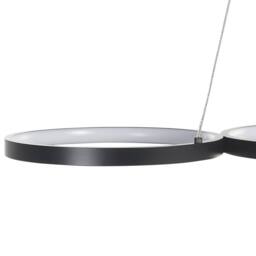 Wyld and Coco Pendant Lamp - Black Aluminium Five-Ring Integrated LED - thumbnail 5