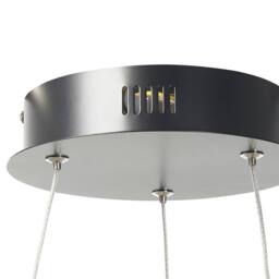 Wyld and Coco Pendant Lamp - Black Aluminium Five-Ring Integrated LED - thumbnail 6