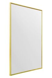 "MirrorOutlet The Artus - Gold Aluminium Edged Wall Mirror 35"" X 24"" (90CM X 60CM) - Size: 1 Pack" - thumbnail 6