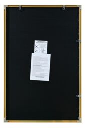 "MirrorOutlet The Artus - Gold Aluminium Edged Wall Mirror 35"" X 24"" (90CM X 60CM) - Size: 1 Pack" - thumbnail 3