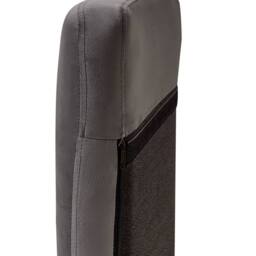 Wyld and Coco Grey Velvet Rocking Chair - Wooden Rockers Metal Legs - thumbnail 9