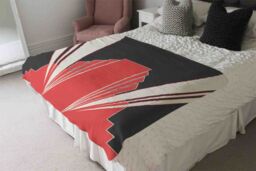 Benjamin Tate Design Art Deco Building Blanket in Natural - Size: 120 cm x 150 cm - thumbnail 3