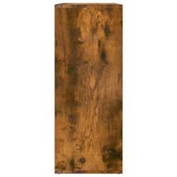Berkfield Home Sideboard Smoked Oak 60x30x75 cm Engineered Wood in Brown - Size: 60 x 30 x 75 cm - thumbnail 7