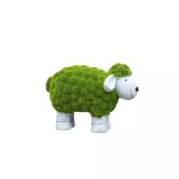 Marco Paul Stone & Grass Effect Sheep Statue - thumbnail 5