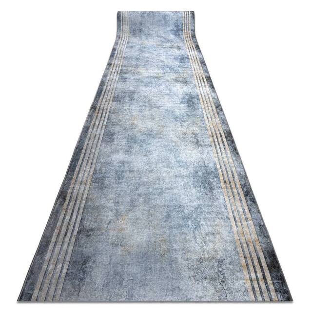 RugsX Anti-Slip Lotus Runner in Silver - Size: 100 cm x 160 cm - image 1