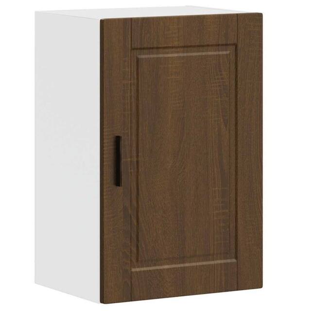 Berkfield Home Kitchen Wall Cabinet¬†Porto Brown Oak Engineered Wood - image 1