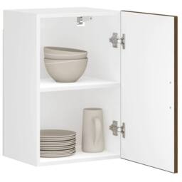 Berkfield Home Kitchen Wall Cabinet¬†Porto Brown Oak Engineered Wood - thumbnail 2