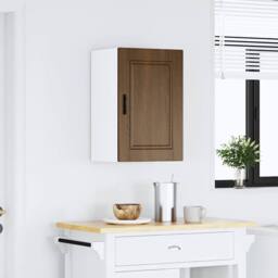 Berkfield Home Kitchen Wall Cabinet¬†Porto Brown Oak Engineered Wood - thumbnail 3