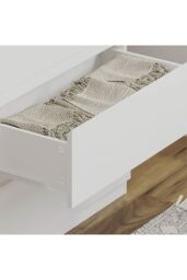 Home Discount Vida Designs Denver 5 Drawer Chest of Drawers Storage in White - thumbnail 6