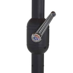 Berkfield Home Outdoor Parasol with Aluminium Pole 460x270 cm Anthracite in Dark Grey - thumbnail 7