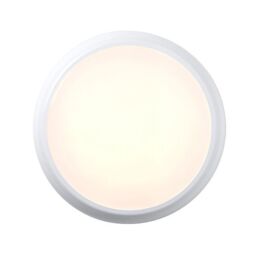 Netlighting Hero 18W LED Round Flush Light Gloss White with Emergency & Sensor 120Ëš detection angle IP65 - thumbnail 4