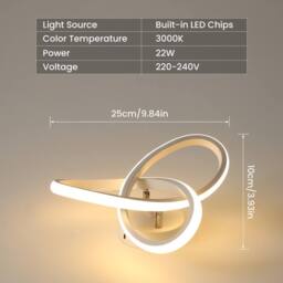 Pheashine White 24cm Clover LED Ceiling Light 22W 3000K 2500LM - thumbnail 2