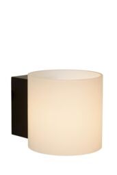 Lucide 'JELTE' Dimmable Stylish Decorative Bathroom Glass Wall Light 1xG9 in Black