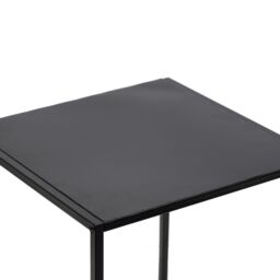 Nordlys Table Appoint End Table Industrial Square Furniture in Black - thumbnail 6