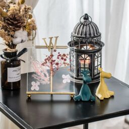 Nordlys Table Appoint End Table Industrial Square Furniture in Black - thumbnail 4