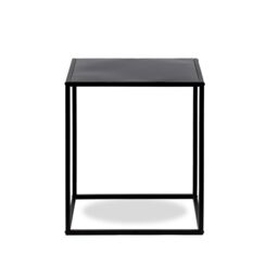 Nordlys Table Appoint End Table Industrial Square Furniture in Black - thumbnail 5